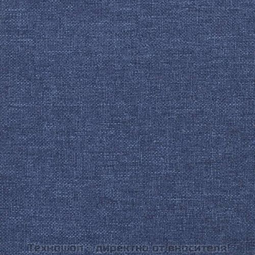 Матрак за легло с покет пружини средна твърдост синьо 90x200x20 см плат