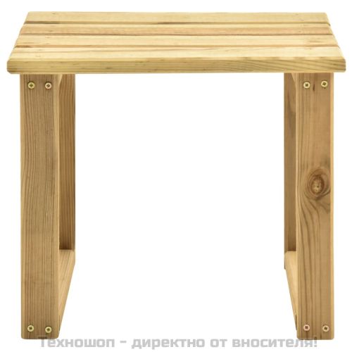 Маса за шезлонг, 30x30x26 см, импрегниран бор