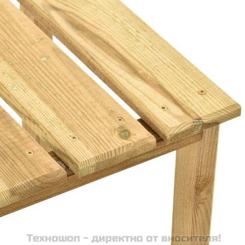 Маса за шезлонг, 30x30x26 см, импрегниран бор