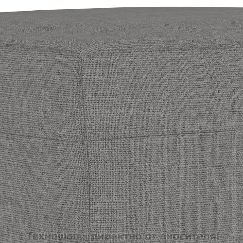 Табуретка, тъмносива, 60x50x41 см, плат