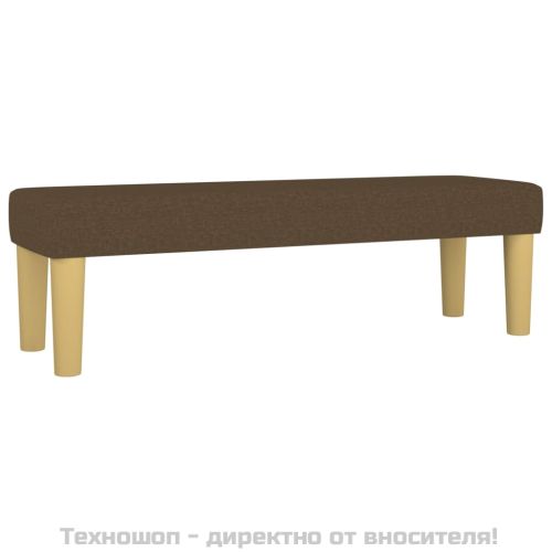 Пейка, тъмнокафява, 100x30x30 см, плат