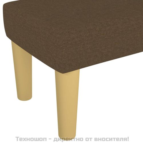 Пейка, тъмнокафява, 100x30x30 см, плат