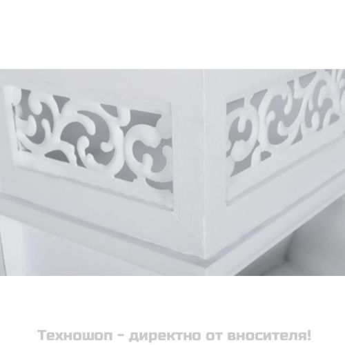 Стенен рафт закачалка с 3 чекмеджета и 2 куки