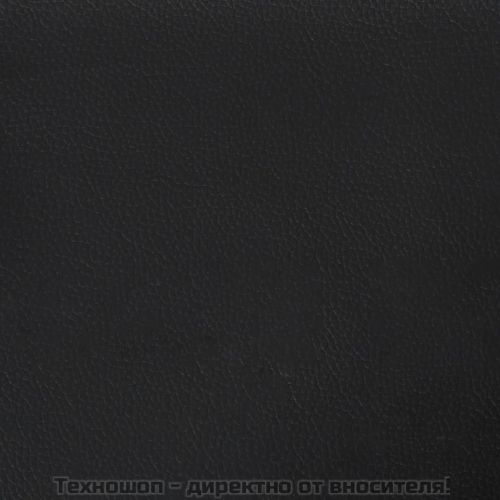 Табуретка, черна, 60x50x41 см, изкуствена кожа