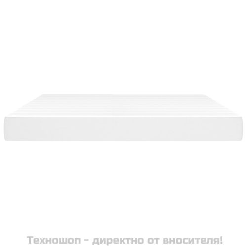 Матрак за легло с покет пружини средна твърдост бял 160x200x20 см плат