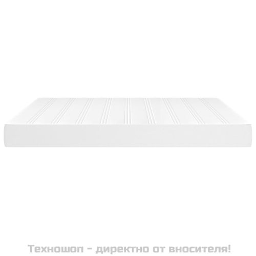 Матрак за легло с покет пружини средна твърдост бял 160x200x20 см плат