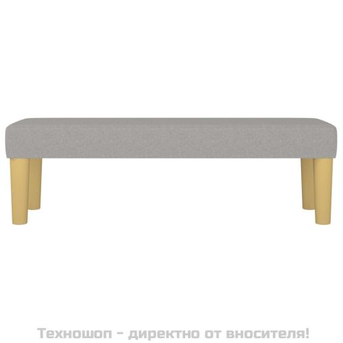 Пейка, светлосива, 100x30x30 см, плат
