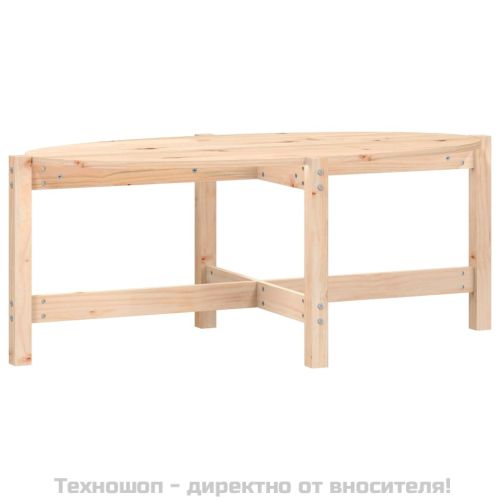 Кафе маса, 118x63x45 см, борово дърво масив