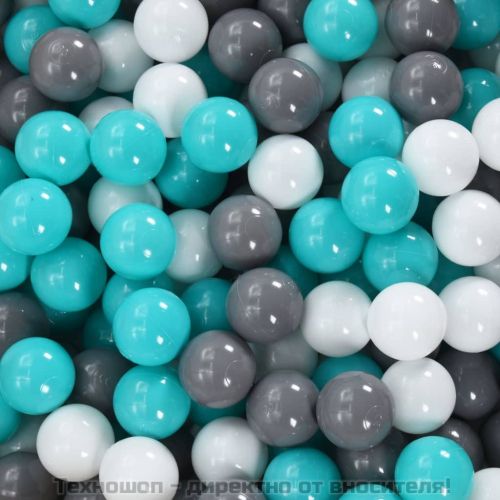 Детска палатка за игра с 250 топки розово 70x112x70 см