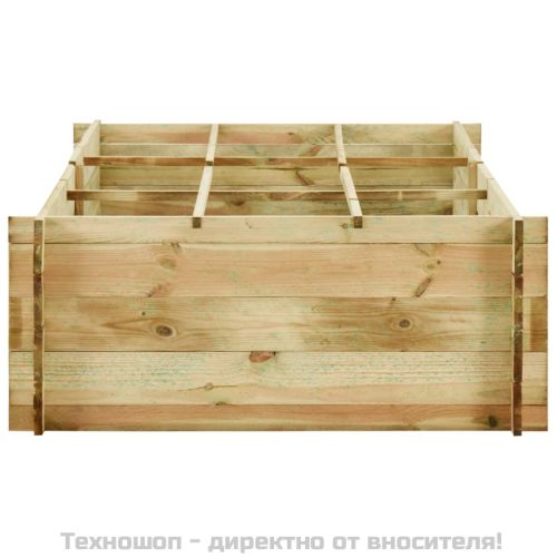 Повдигната леха за разсад, импрегниран бор, 197x100x40 см