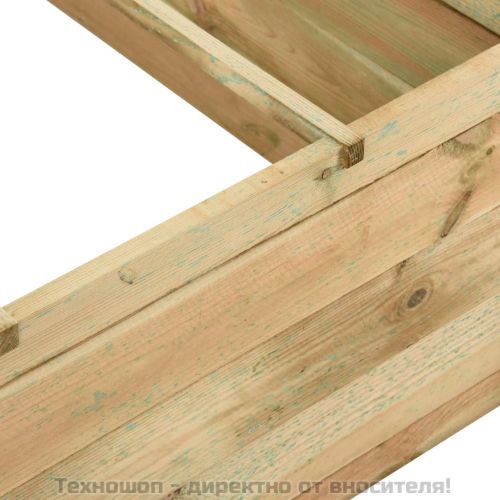 Повдигната леха за разсад, импрегниран бор, 197x100x40 см