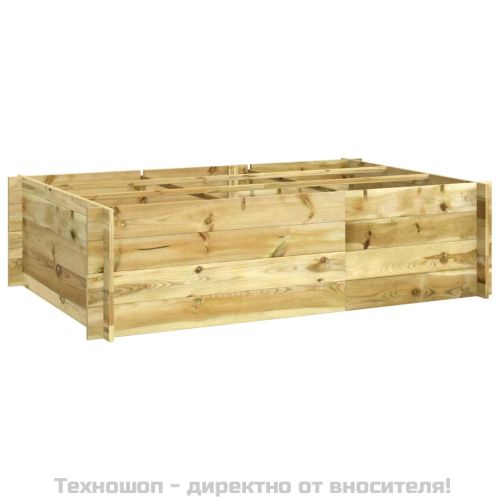 Повдигната леха, 150x100x40 см, импрегнирано дърво