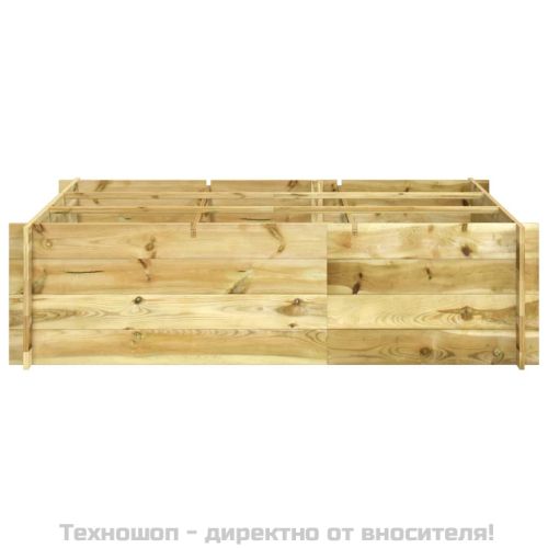 Повдигната леха, 150x100x40 см, импрегнирано дърво