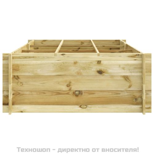 Повдигната леха, 150x100x40 см, импрегнирано дърво