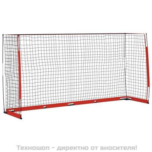 Футболна врата, 366,5x91x183 см, стомана