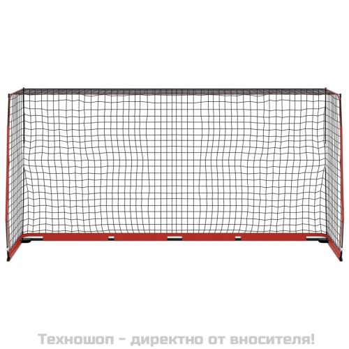 Футболна врата, 366,5x91x183 см, стомана