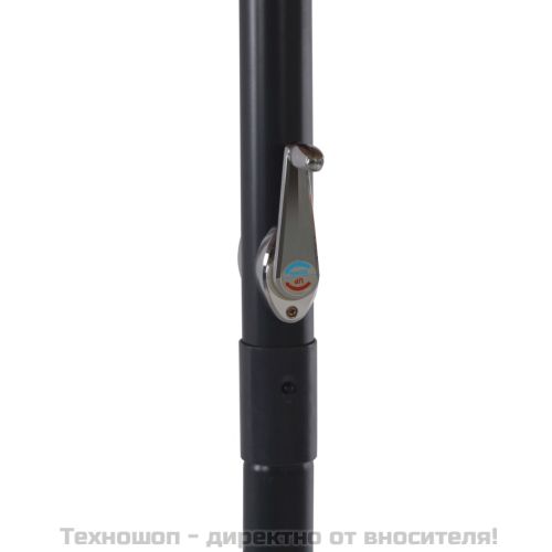 Градински чадър, с преносима основа, антрацит