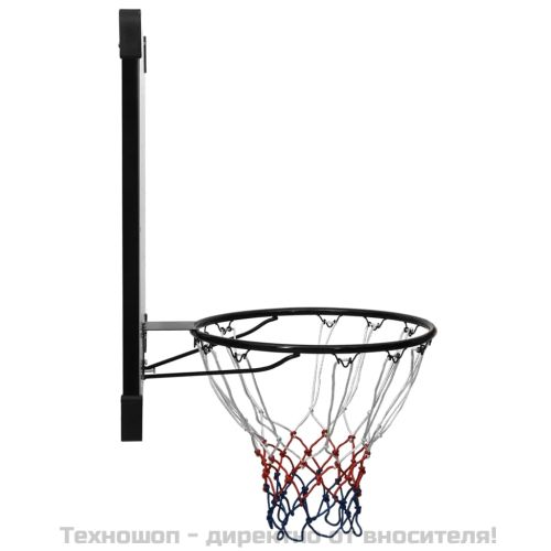 Баскетболно табло, прозрачно, 106x69x3 см, поликарбонат
