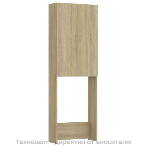 Шкаф за пералня, дъб сонома, 64x25,5x190 см