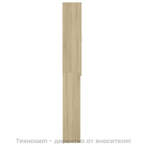 Шкаф за пералня, дъб сонома, 64x25,5x190 см