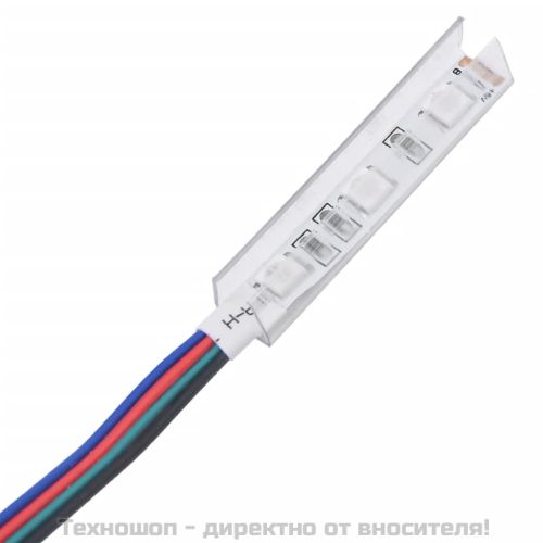 ТВ шкаф с LED осветление, опушен дъб, 120x30x50 см