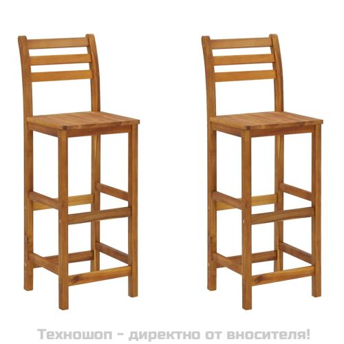 Градински бар комплект от 3 части, акация масив