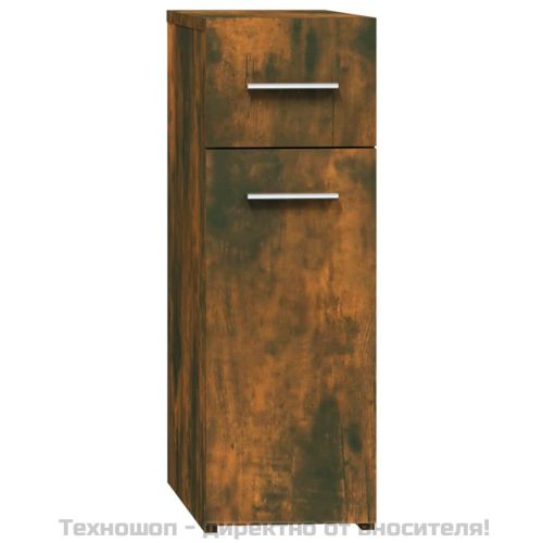 Аптекарски шкаф, опушен дъб, 20x45,5x60 см, инженерно дърво