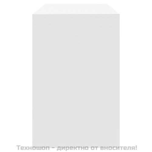 Бюро, бяло, 101x50x76,5 см, инженерно дърво