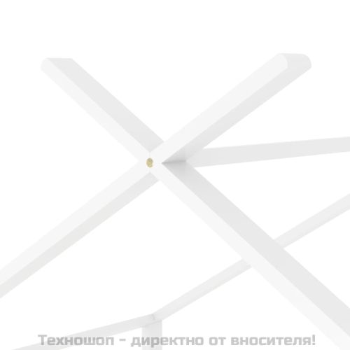 Рамка за детско легло, бяла, бор масив, 70x140 см