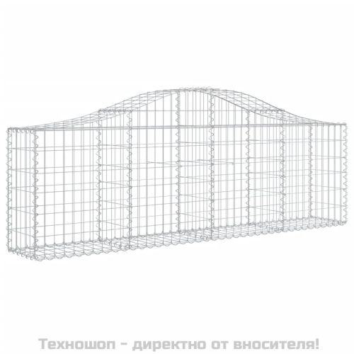Габионни кошници арка 6 бр 200x30x60/80 см поцинковано желязо