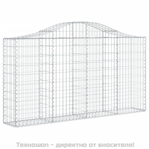 Габионни кошници арка 5 бр 200x30x100/120 см поцинковано желязо