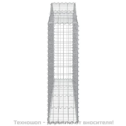 Габионни кошници арка 5 бр 200x30x100/120 см поцинковано желязо