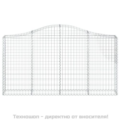 Габионни кошници арка 14 бр 200x30x100/120см поцинковано желязо