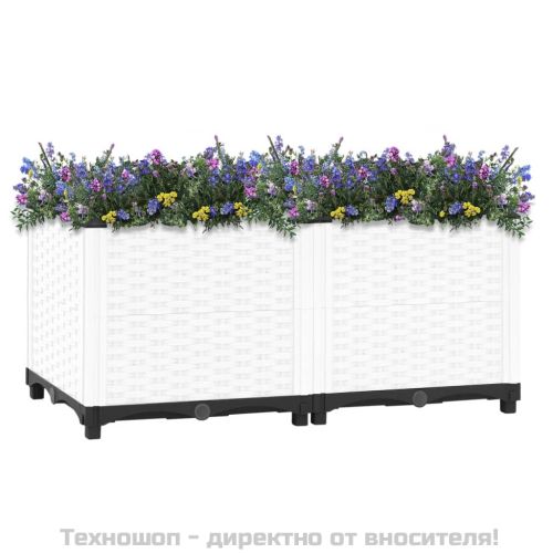 Повдигната леха, 80x40x38 см, полипропилен