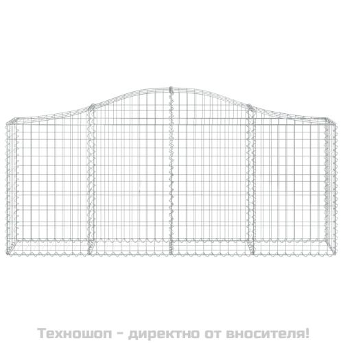 Габионни кошници арка 25 бр 200x30x80/100 см поцинковано желязо