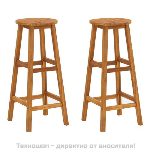 Градински бар комплект от 3 части, акация масив