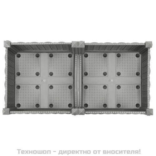 Повдигната леха, 80x40x23 см, полипропилен