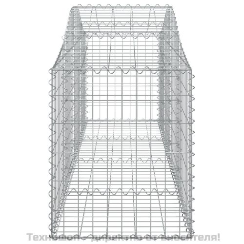 Габионни кошници арка 2 бр 200x50x60/80 см поцинковано желязо