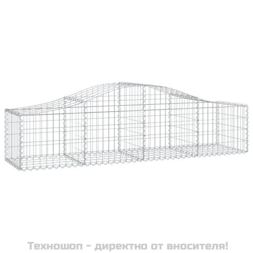 Габионни кошници арка 10 бр 200x50x40/60 см поцинковано желязо