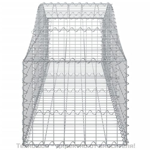Габионни кошници арка 5 бр 200x50x40/60 см поцинковано желязо