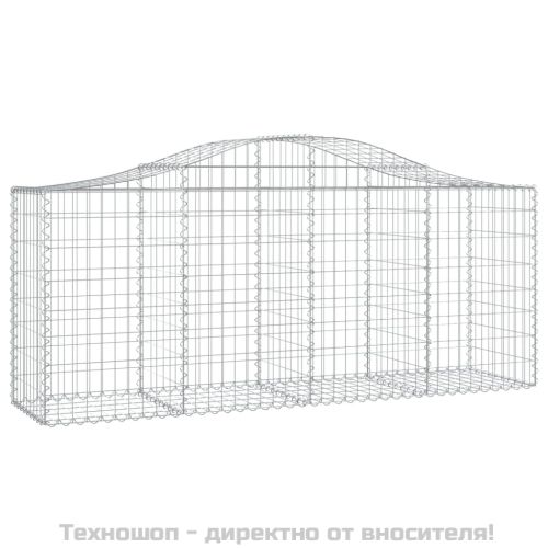 Габионни кошници арка 11 бр 200x50x80/100 см поцинковано желязо