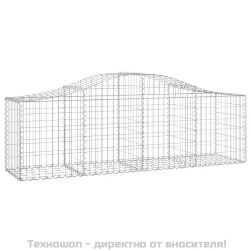 Габионни кошници арка 5 бр 200x50x60/80 см поцинковано желязо