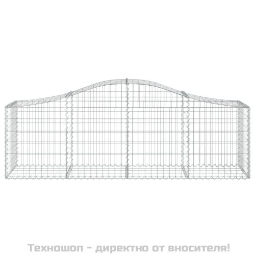 Габионни кошници арка 5 бр 200x50x60/80 см поцинковано желязо