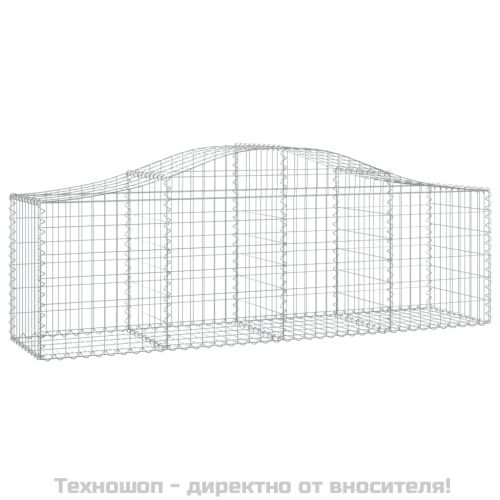 Габионни кошници арка 9 бр 200x50x60/80 см поцинковано желязо