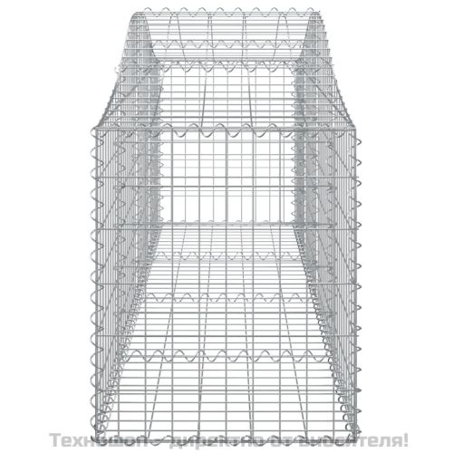 Габионни кошници арка 9 бр 200x50x60/80 см поцинковано желязо
