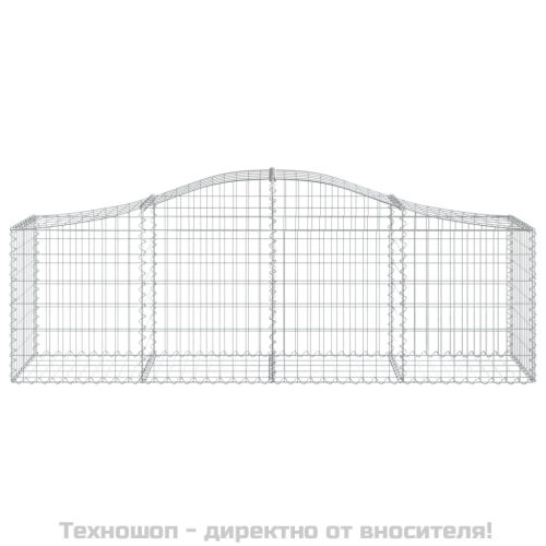 Габионни кошници арка 13 бр 200x50x60/80 см поцинковано желязо