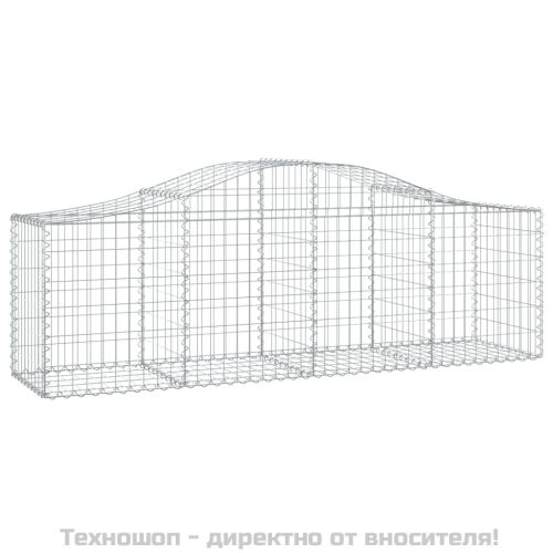 Габионни кошници арка 15 бр 200x50x60/80 см поцинковано желязо
