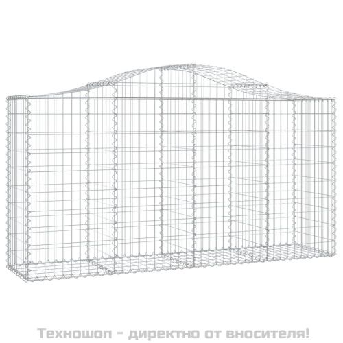 Габионни кошници арка 11 бр 200x50x100/120см поцинковано желязо