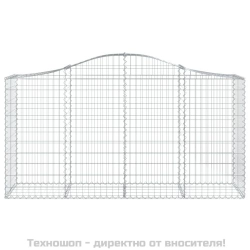 Габионни кошници арка 15 бр 200x50x100/120см поцинковано желязо