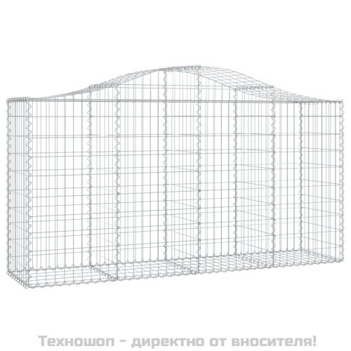 Габионни кошници арка 20 бр 200x50x100/120см поцинковано желязо